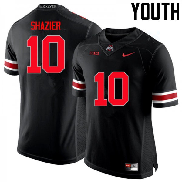 Ohio State Buckeyes #10 Ryan Shazier Youth Player Jersey Black OSU48043
